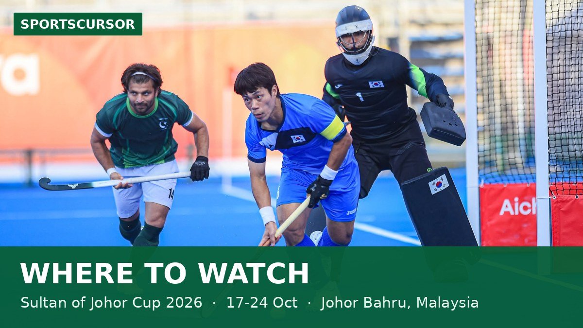 Where to watch the Sultan of Johor Cup 2026 — SportsCursor guide
